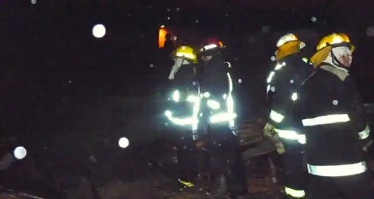 Ardió una casilla en el Bajo Puerto