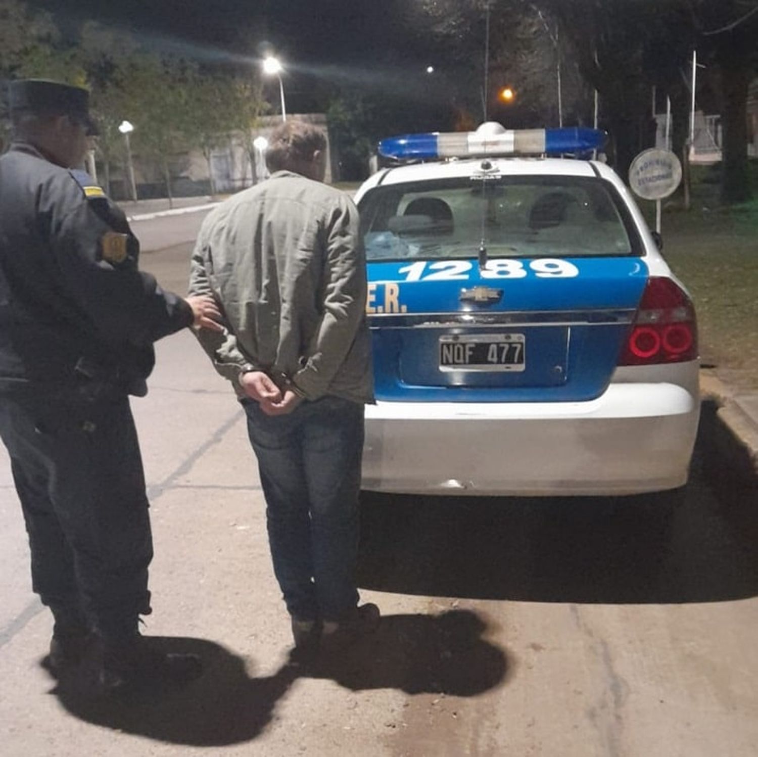 Terminó detenido tras amenazar a una mujer y realizar disparos al aire