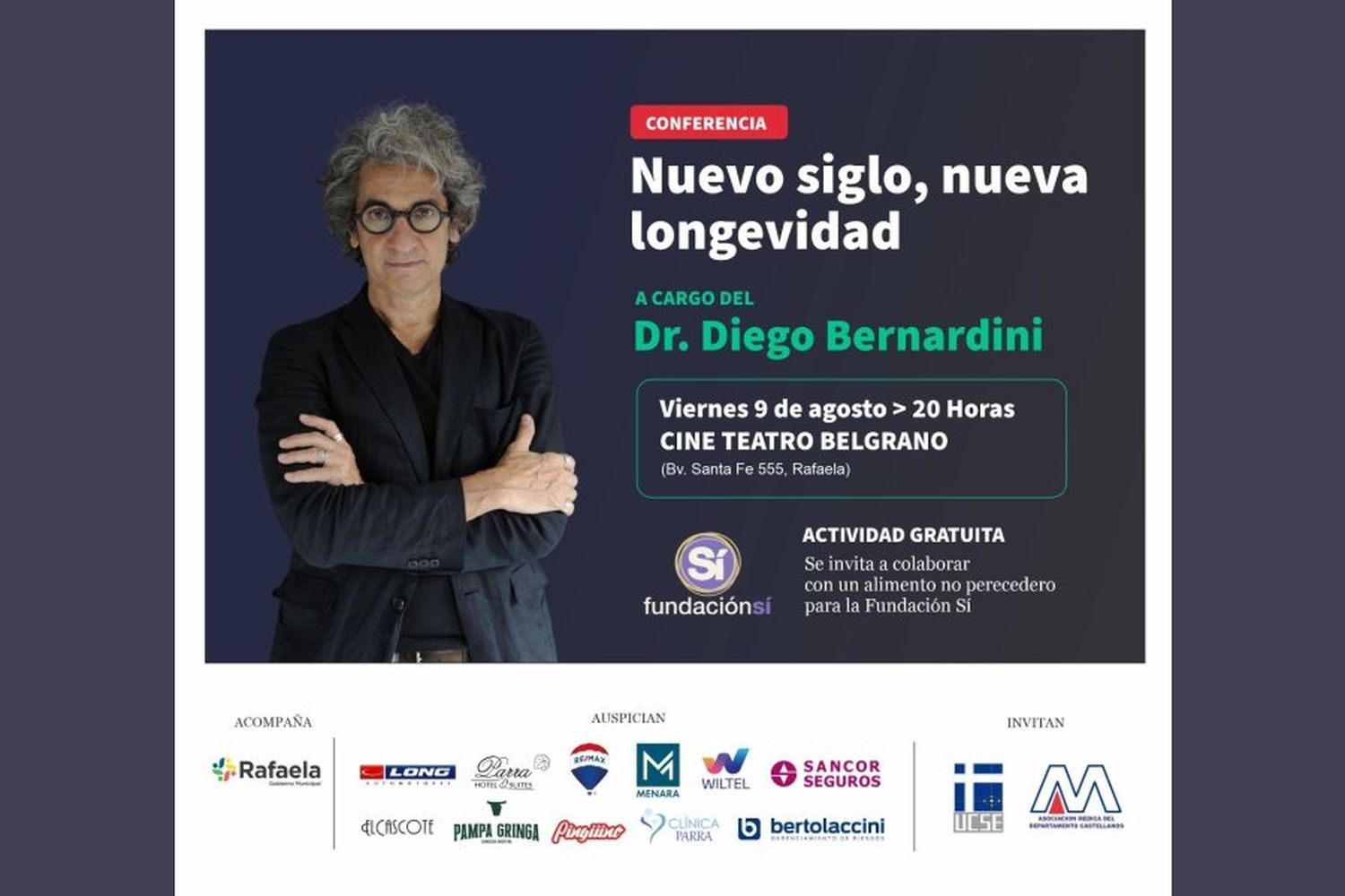 El Dr. Diego Bernardini es médico de familia y kinesiólogo por la Universidad de Buenos Aires