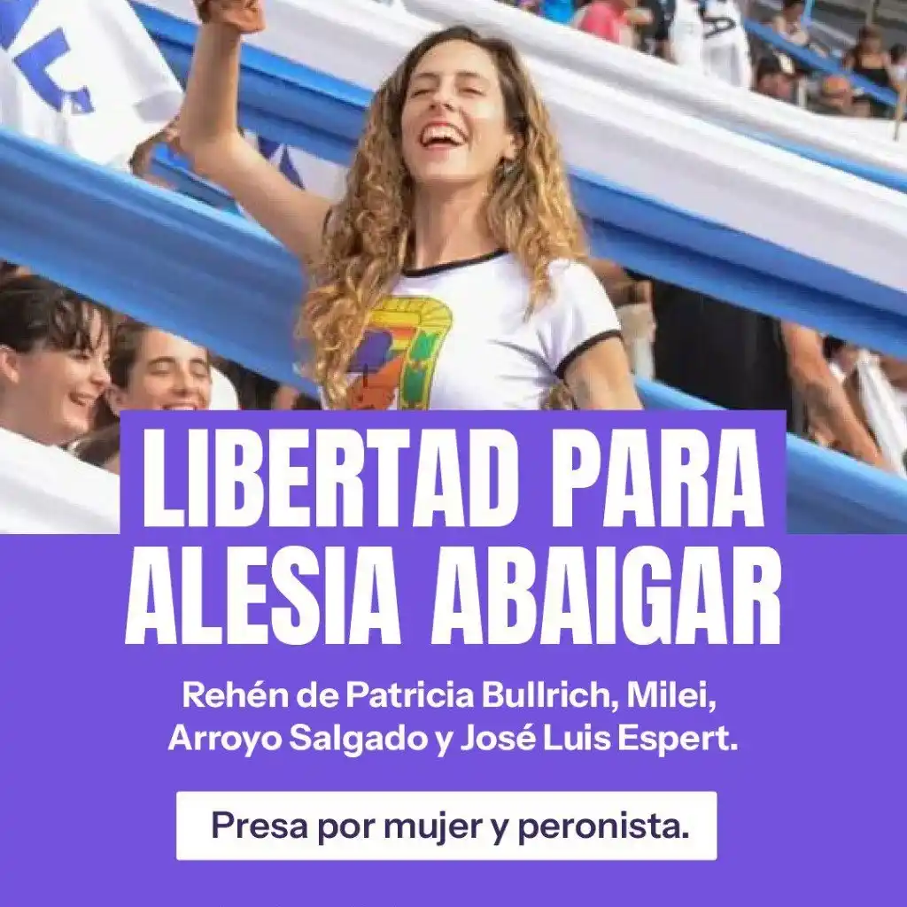 alesia presa por ser mujer