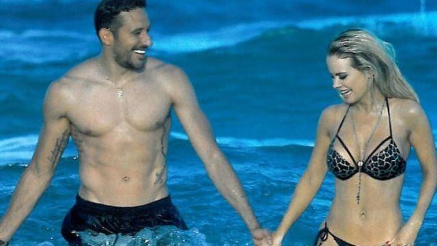 Video: Jonás Gutiérrez a los besos con otra mujer
