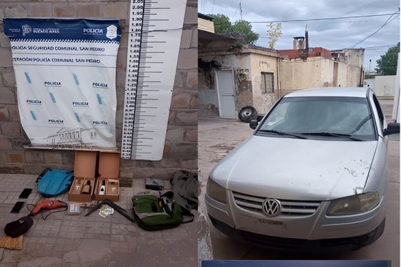 Tres detenidos tras raid delictivo: robaron en un restaurante y asaltaron a un joven en la calle