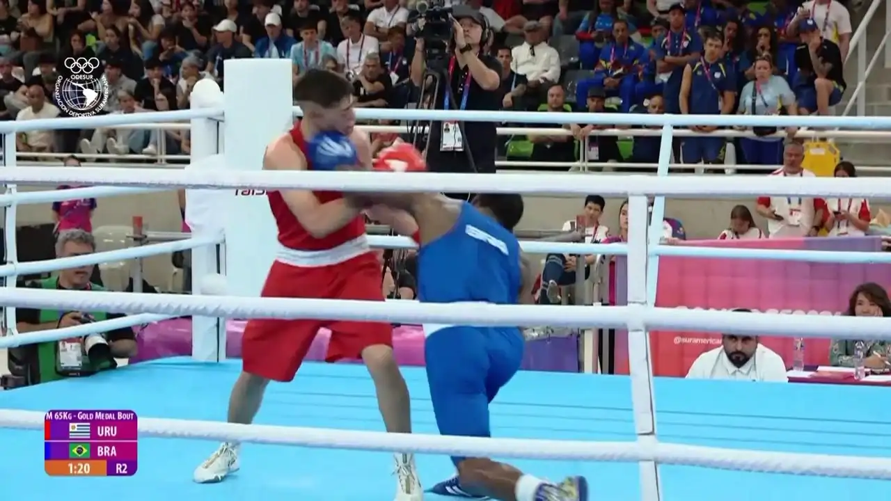 Preocupación en los Juegos Suramericanos: el boxeador Santiago Cardozo fue hospitalizado tras el brutal nocaut