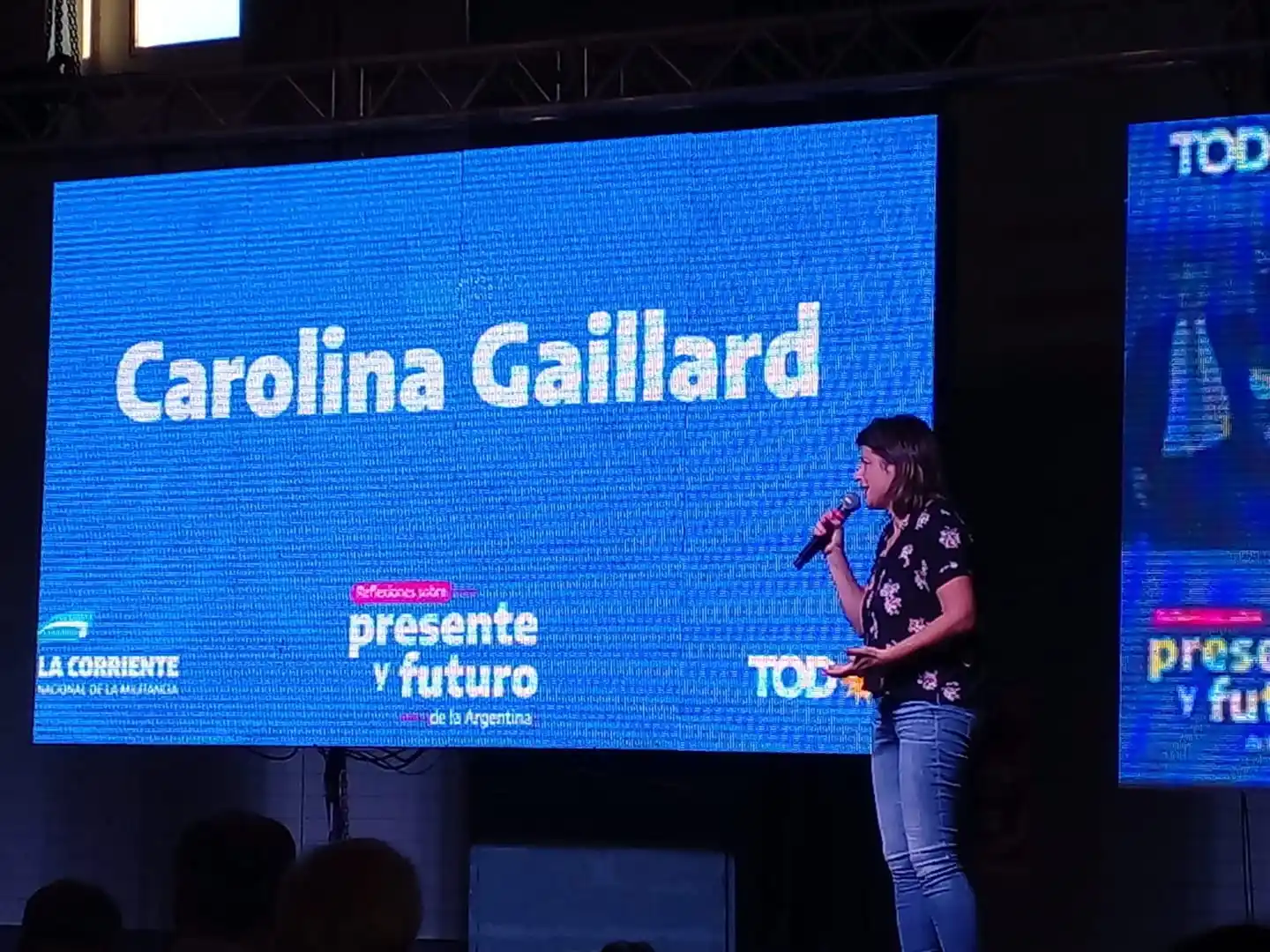 Carolina Gaillard: “Quien no está de acuerdo se tiene que ir”