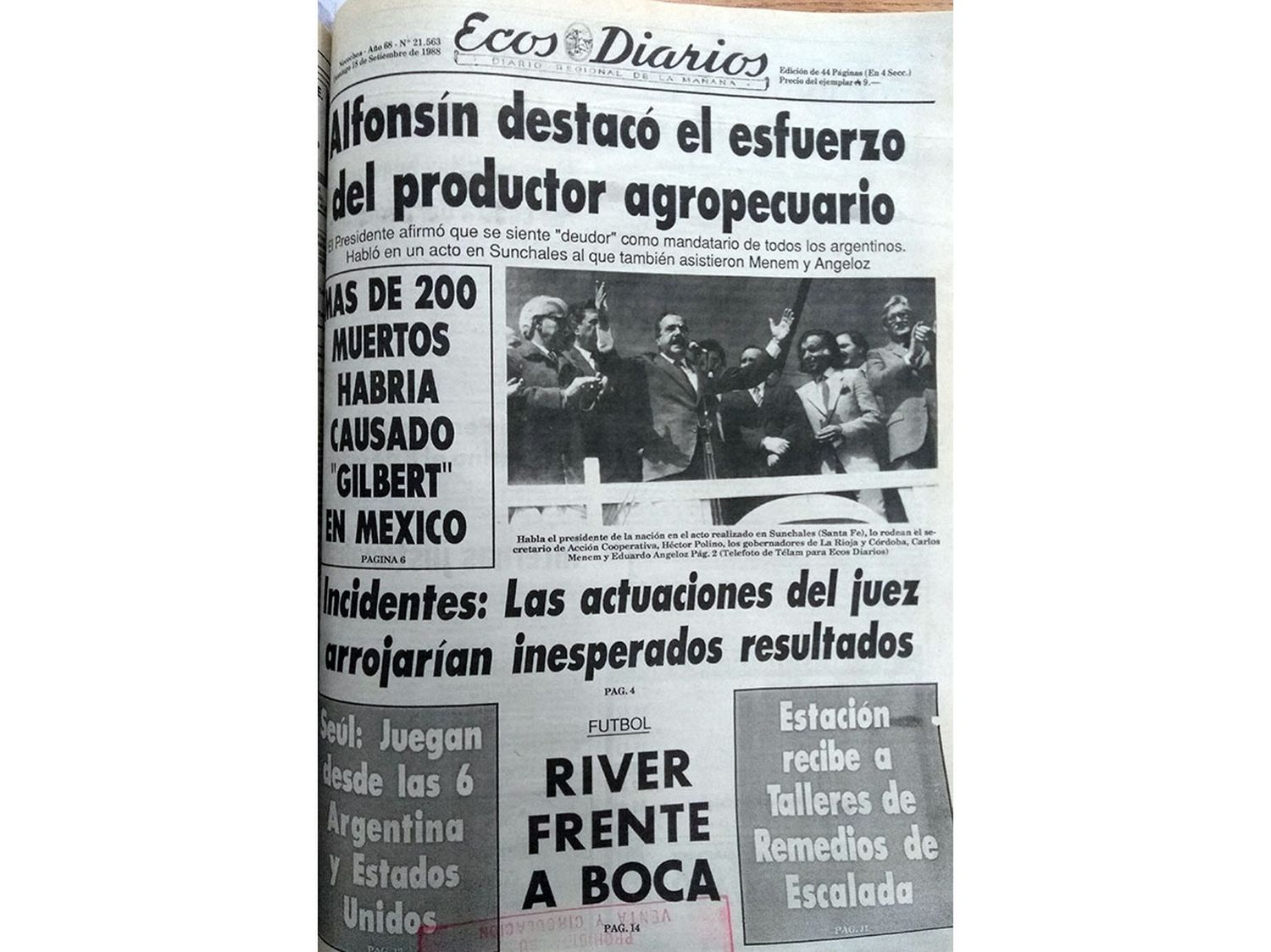 Viernes 16 de septiembre de 1988