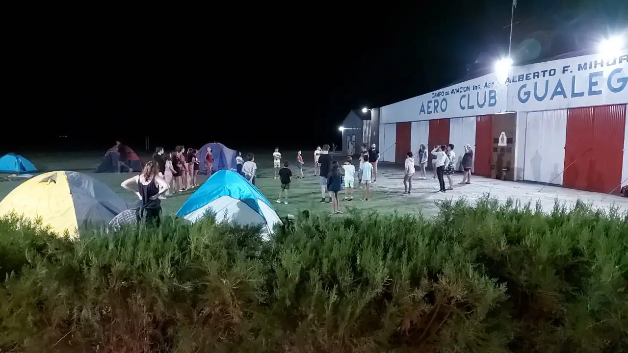 Aero Club: Se realizó un  Campamento