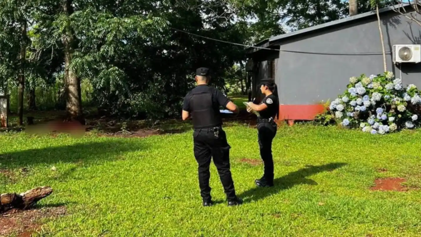 Un hombre mató de un escopetazo a su esposa y luego se suicidó en una chacra de Misiones. (Foto: gentileza Misiones On Line).