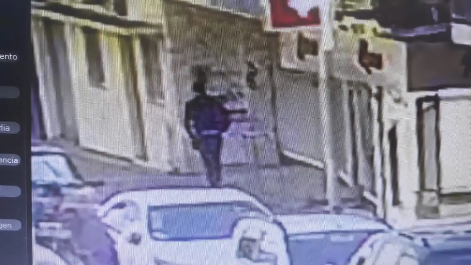 Robó en pleno centro de la ciudad y quedó registrado en las cámaras de vigilancia