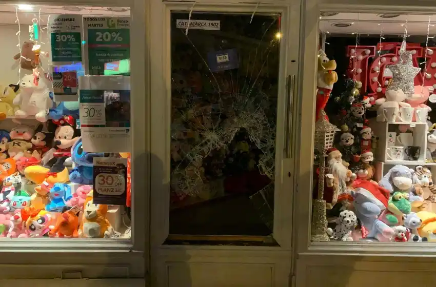 Quiso robar ositos de peluche y terminó detenido