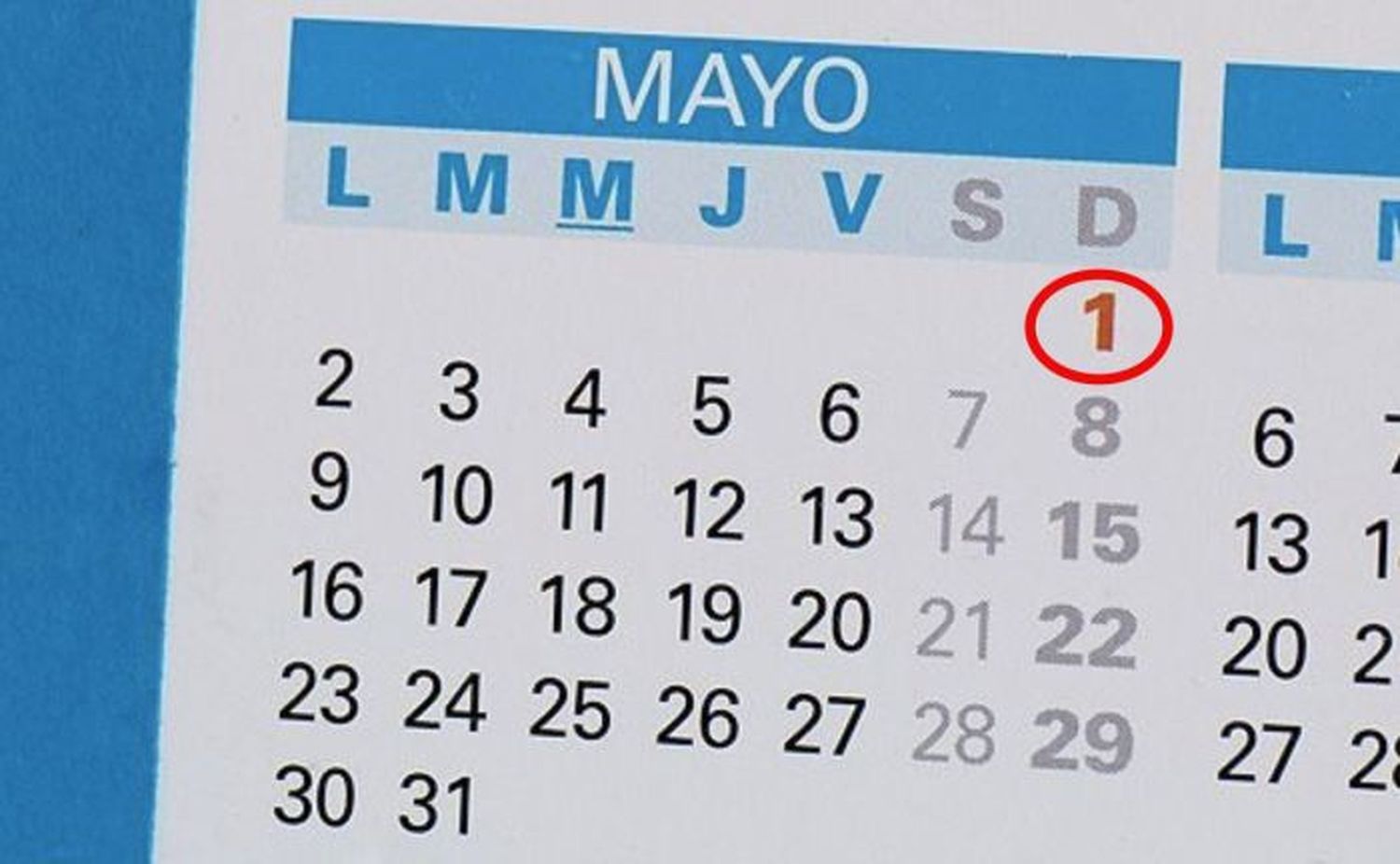 Finalmente el feriado del 1° de mayo no se trasladará