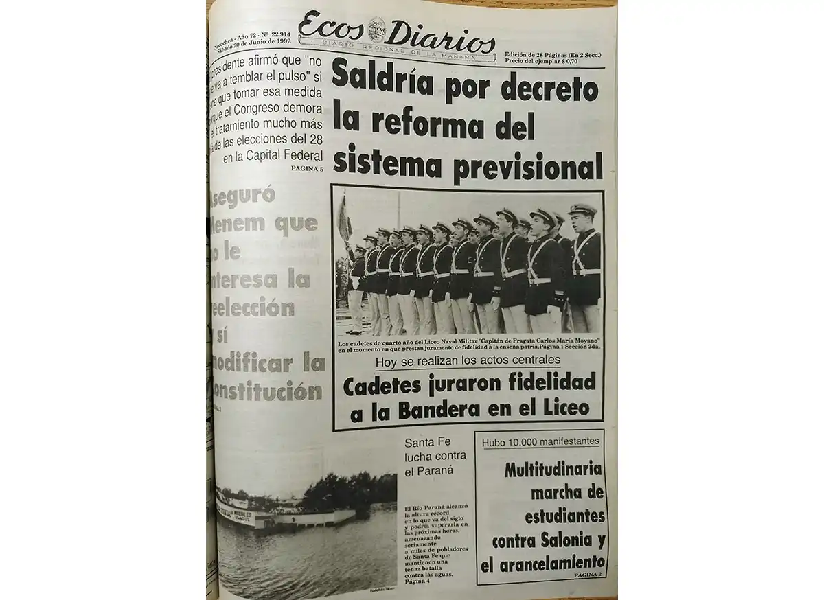 Lunes 22 de Junio de 1992