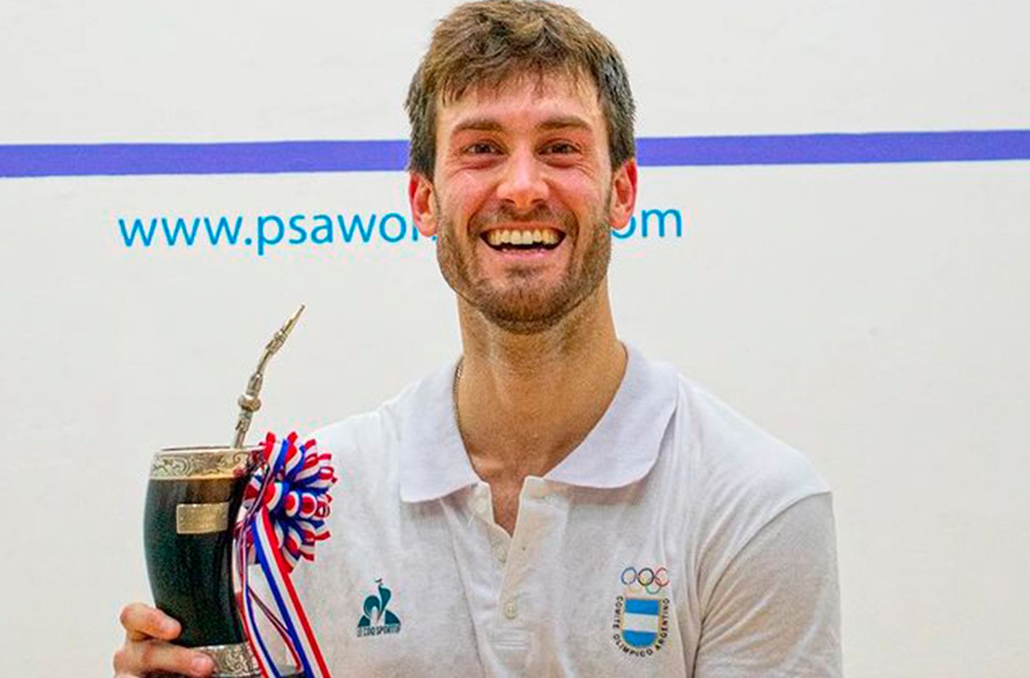 Con el marplatense Romiglio, Argentina consiguió la medalla plateada en squash