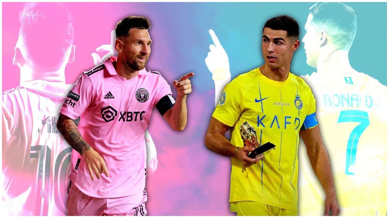 Dos nombres propios dominan esta discusión: Cristiano Ronaldo y Lionel Messi. Foto: Internet