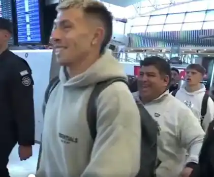 El "Licha" ya llegó a la Argentina