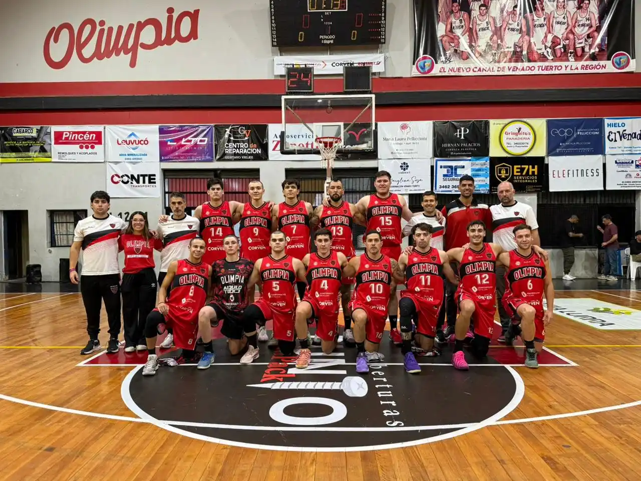 El Rojo venadense quedó como puntero de la Conferencia Litoral B. Foto: Prensa Olimpia