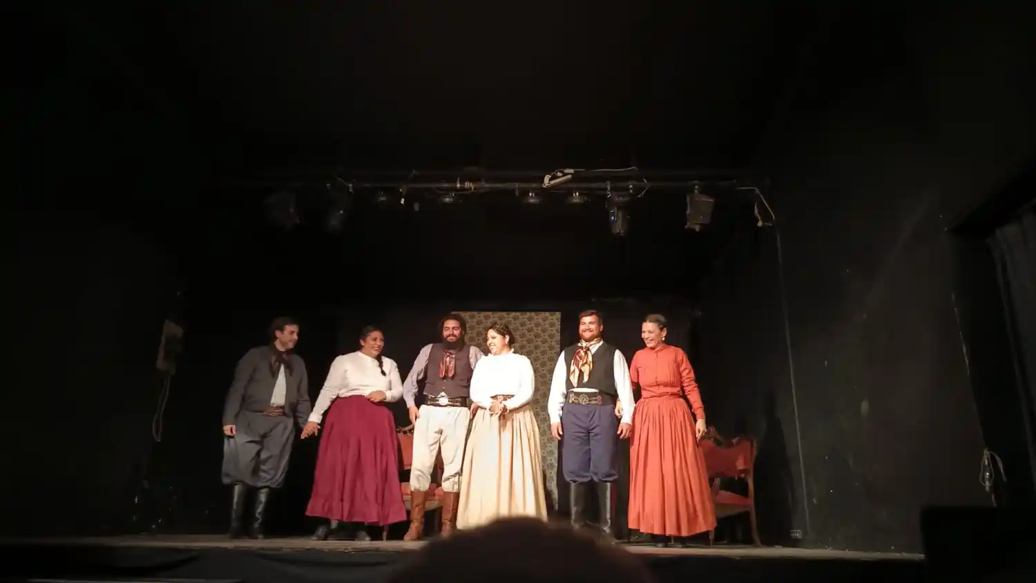 La obra de teatro tuvo buena respuesta del público.