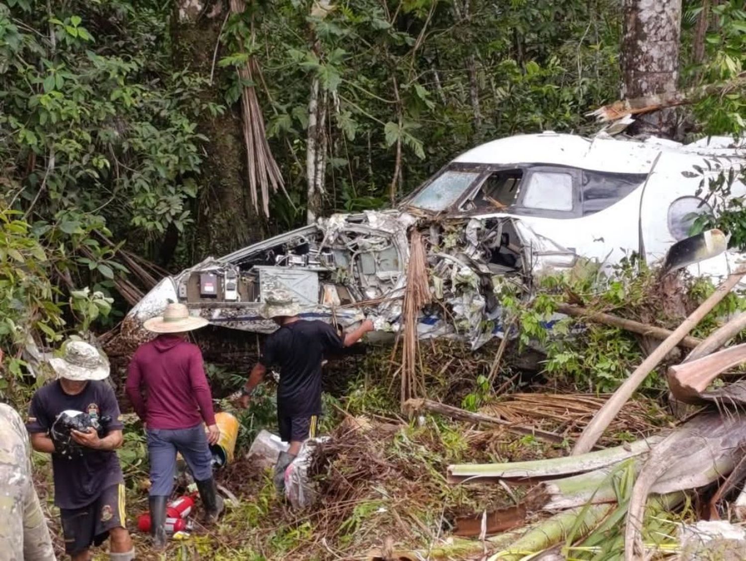Jetstream 32 de Saeta accidentado en Güeppí