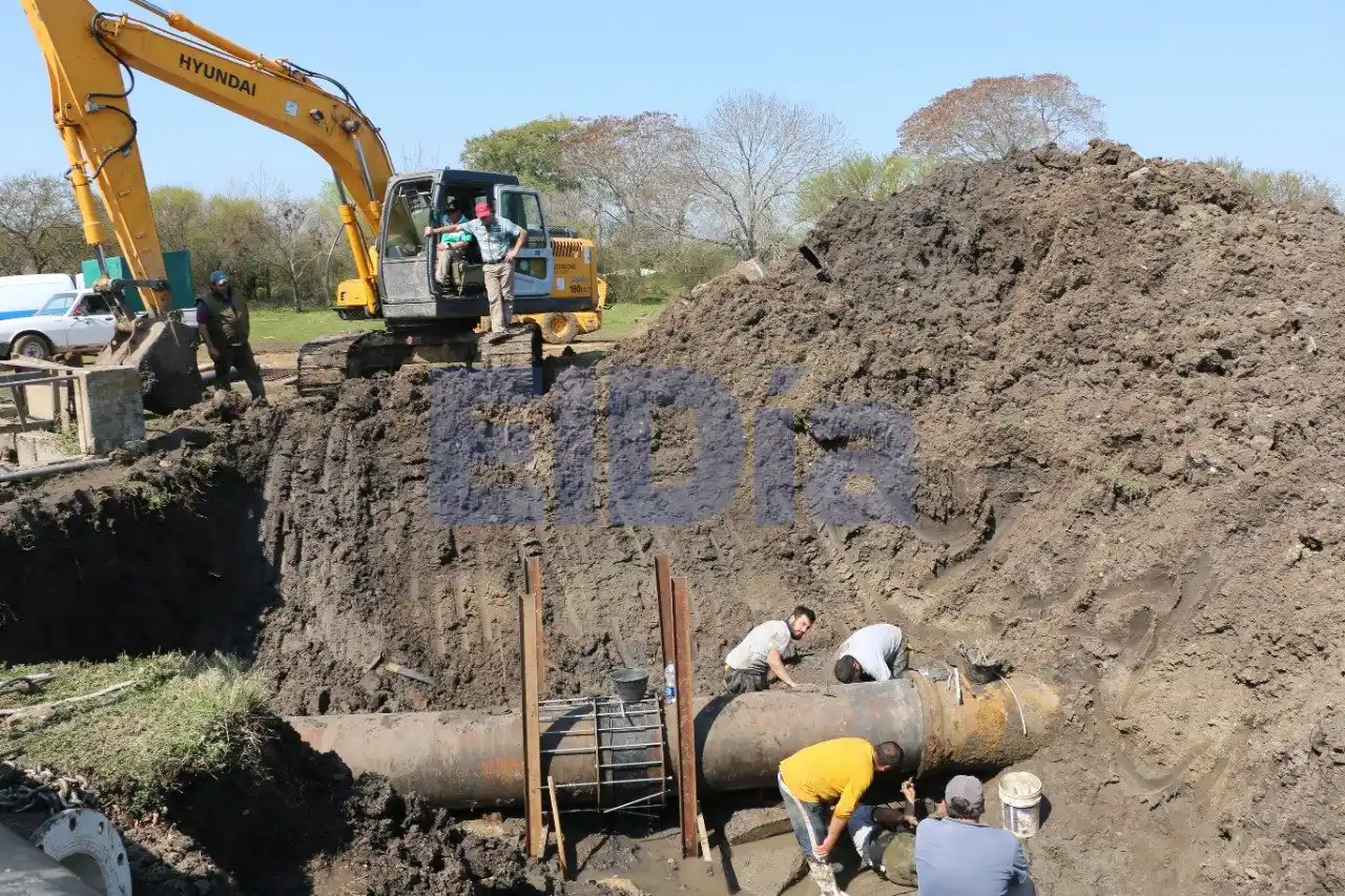 Tras el arreglo del caño, comenzó la reimpulsión de agua desde el río a la planta potabilizadora