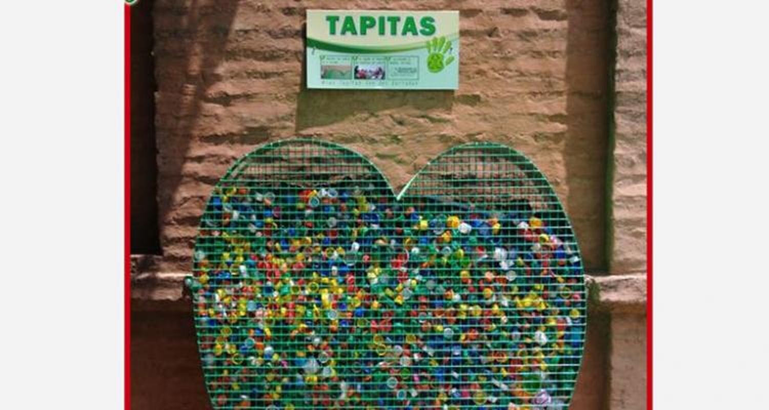 Las tapitas son del Garrahan: A tan solo 15 días de su instalación, se completó el primer corazón