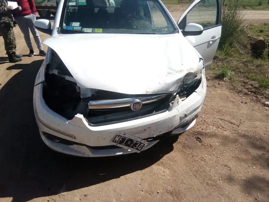 Un árbitro de fútbol herido en un accidente de tránsito