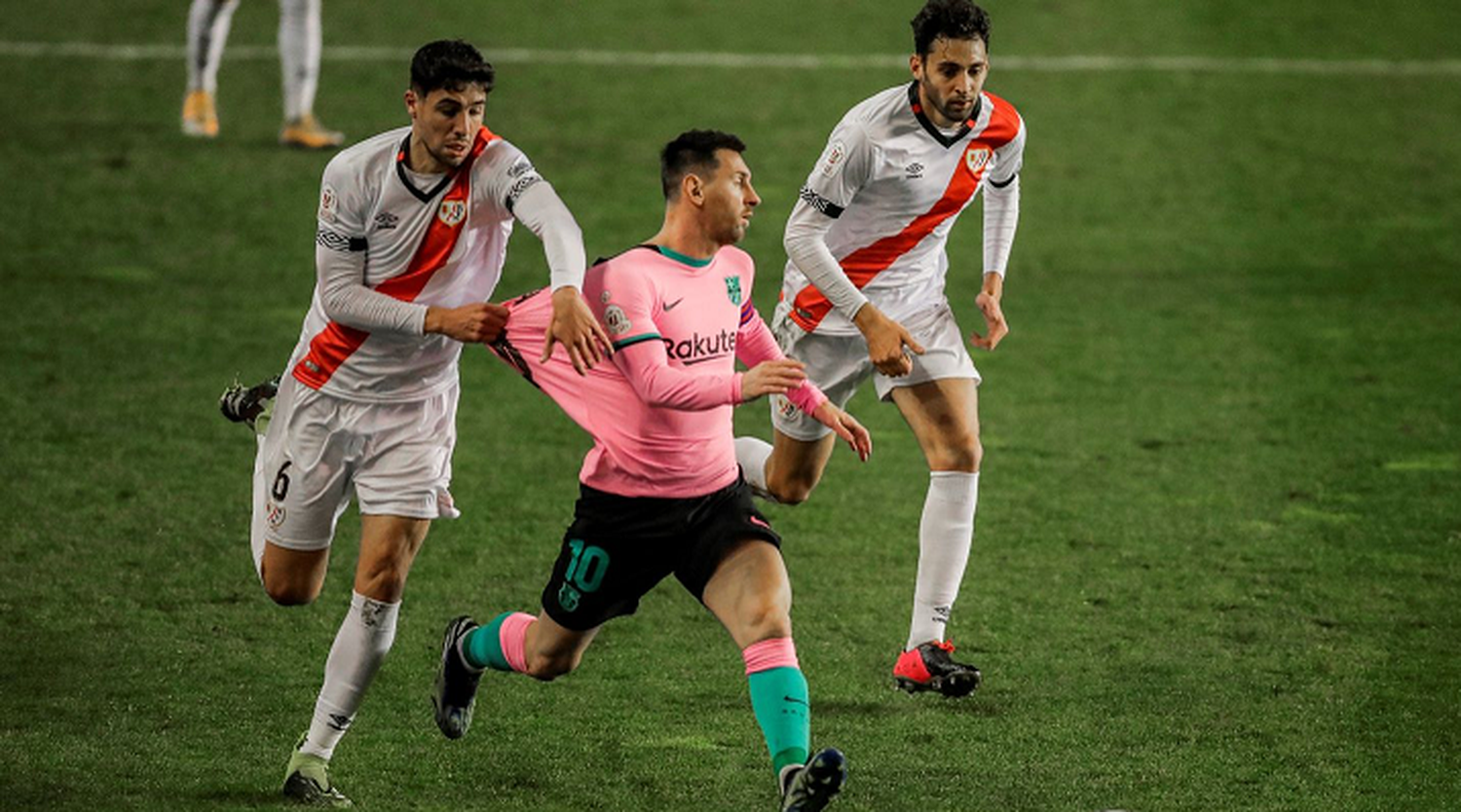 Con un gol de Messi, Barcelona eliminó a Rayo Vallecano