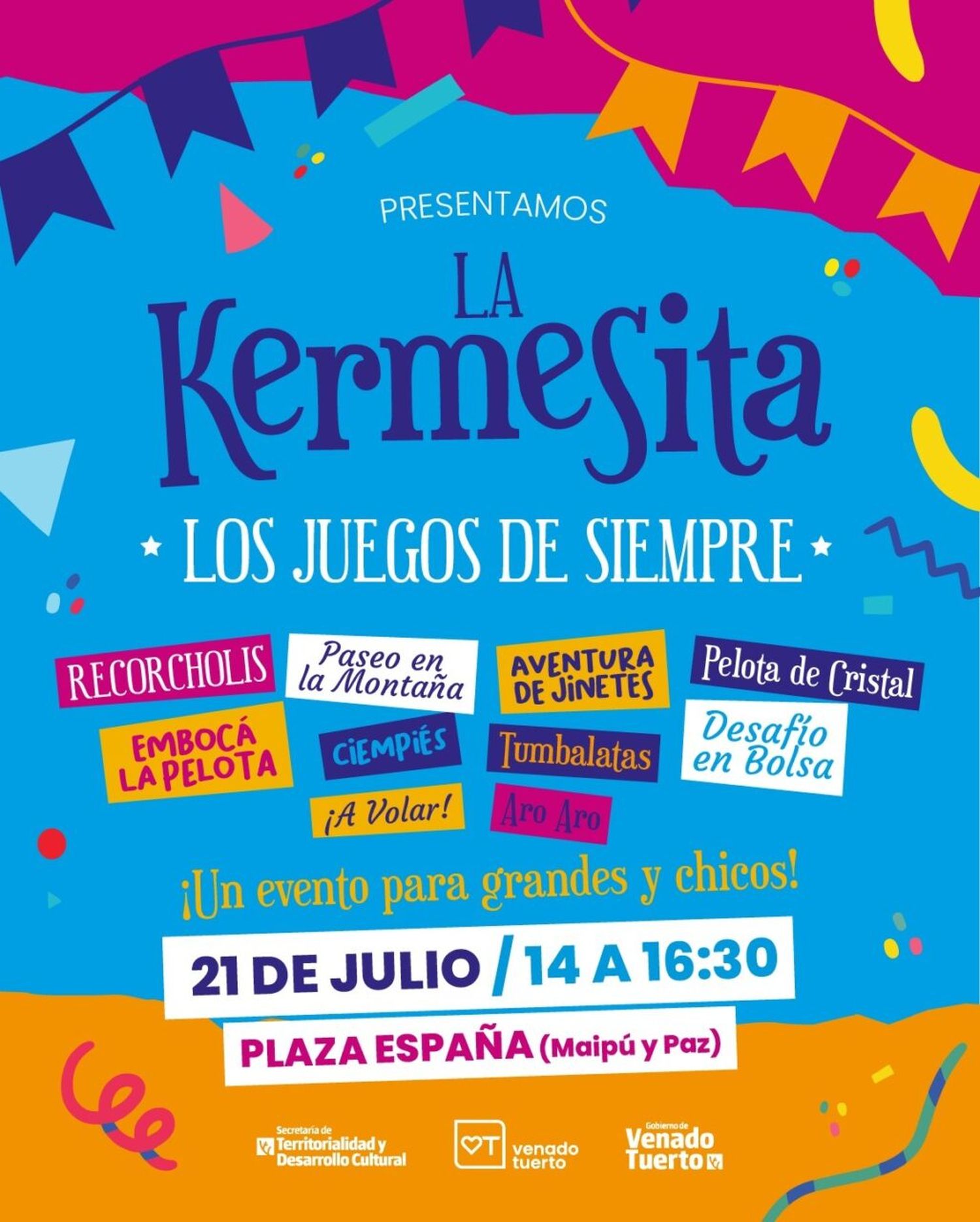 “La Kermesita”, propuesta en vacaciones para grandes y chicos