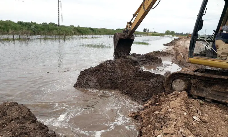 Emergencia hídrica: en Necochea hay 24.000 hectáreas bajo el agua