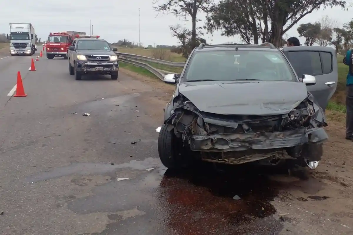 Accidente en Ruta 14 sin lesionados