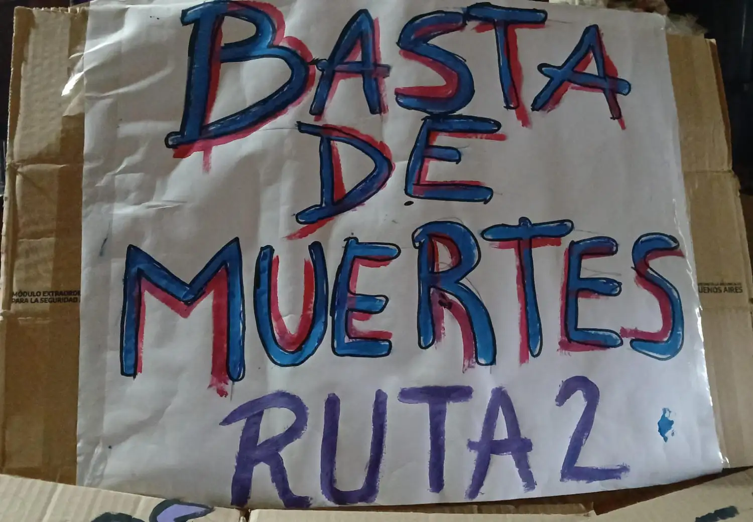 ruta 2 muertes protesa