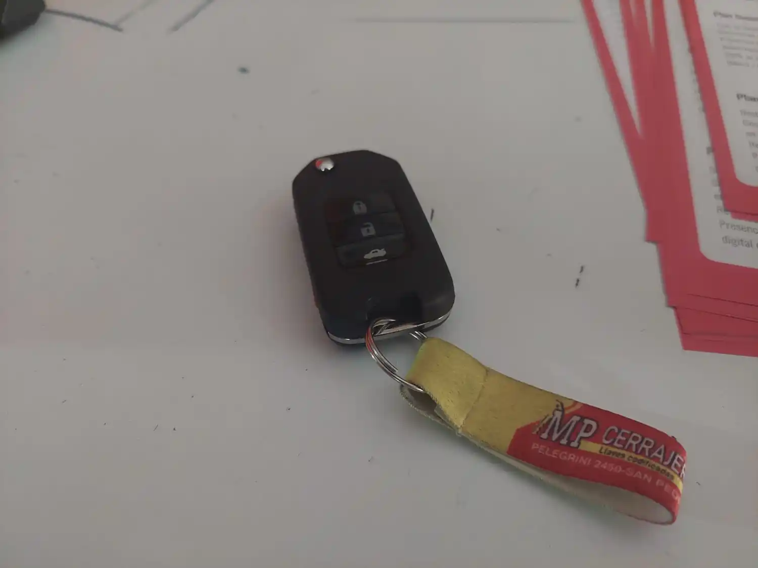 Llaves de auto perdidas