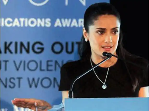Salma Hayek se plantó ante la ONU para defender a su género
