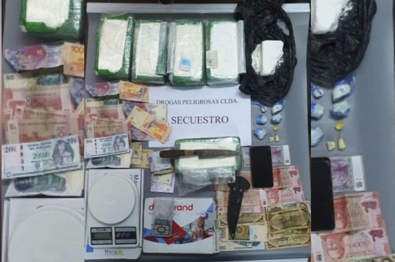 Secuestran cocaína valuada en 12 millones de pesos