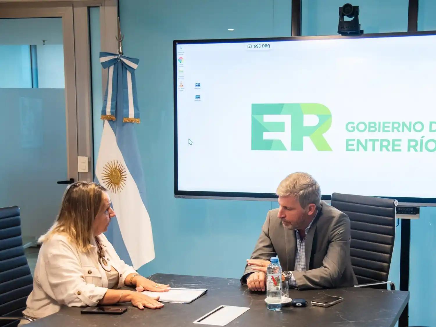 La intendenta Bodan le planteó dos temas puntuales al gobernador Frigerio.