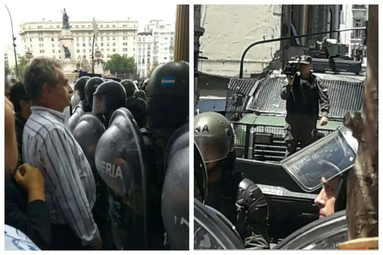 Las imágenes más impactantes del inédito megaoperativo de seguridad en el Congreso