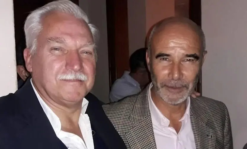 Simmermacher junto a Gómez Centurión.