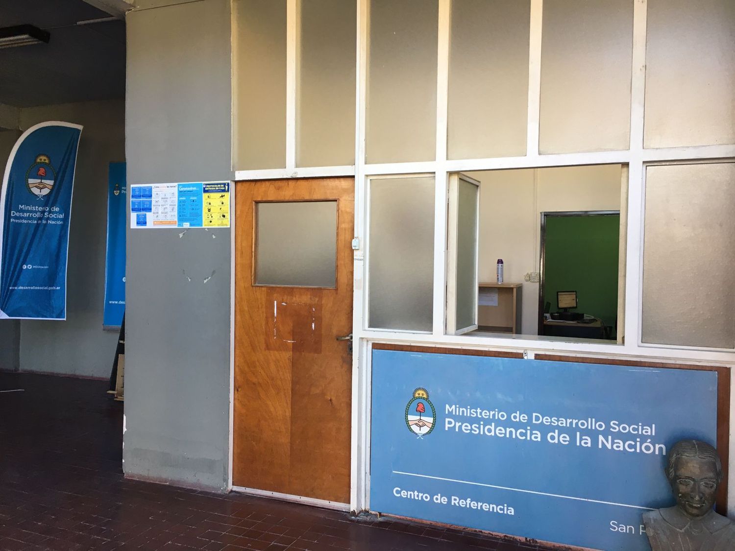 Las oficinas del Centro de Referencia San Pedro, en Salta y Arnaldo.