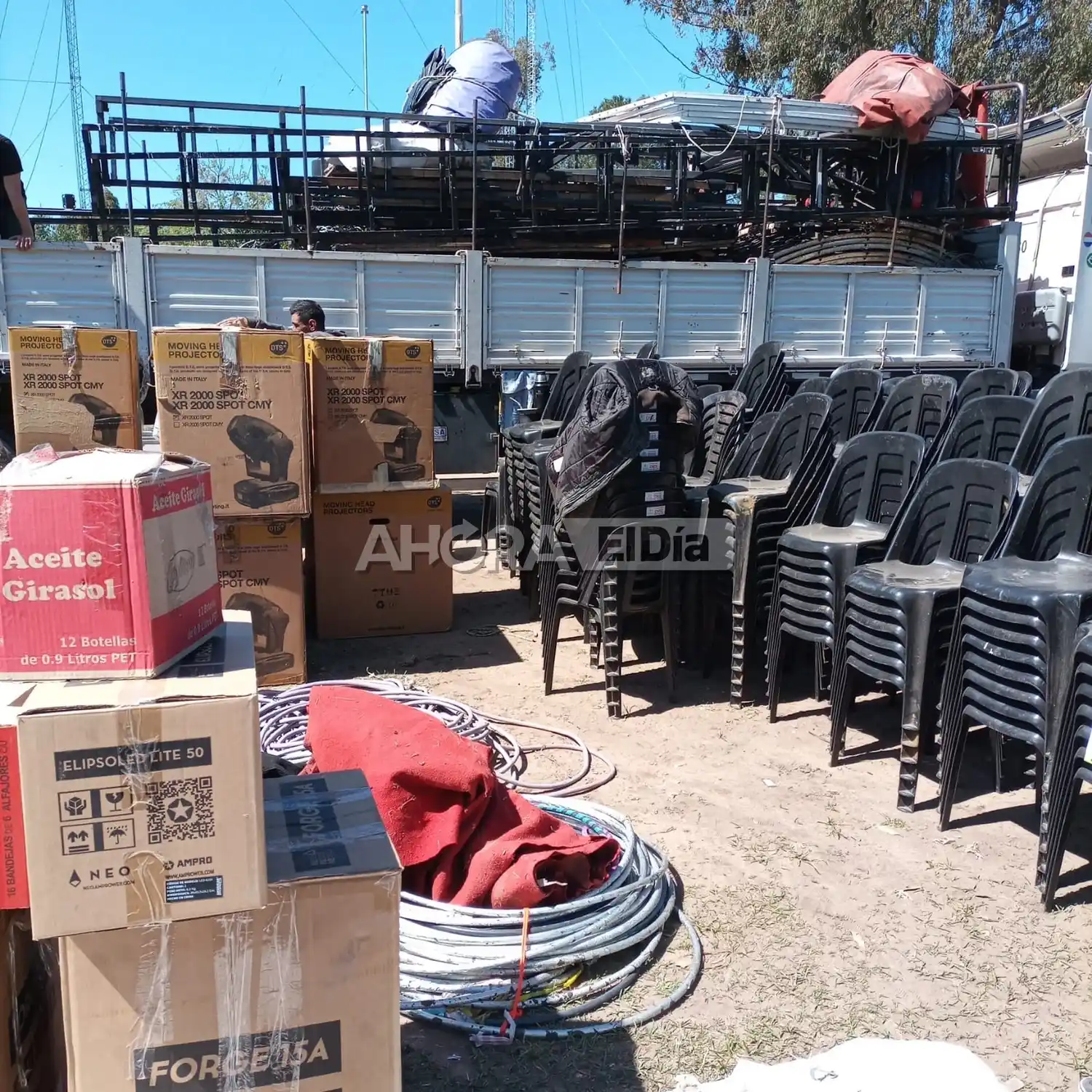 Multa millonaria: La Aduana detectó que un Circo intentaba sacar material sin declarar al Uruguay