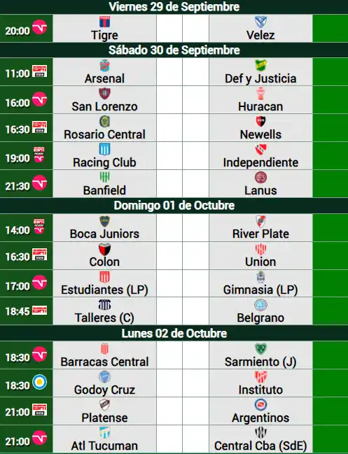 fecha clasicos futbol
