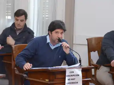 El concejal de Unión por la Patria, Federico Martínez.