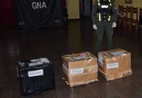 Los detienen en el correo al retirar encomienda con 45 kilos de droga