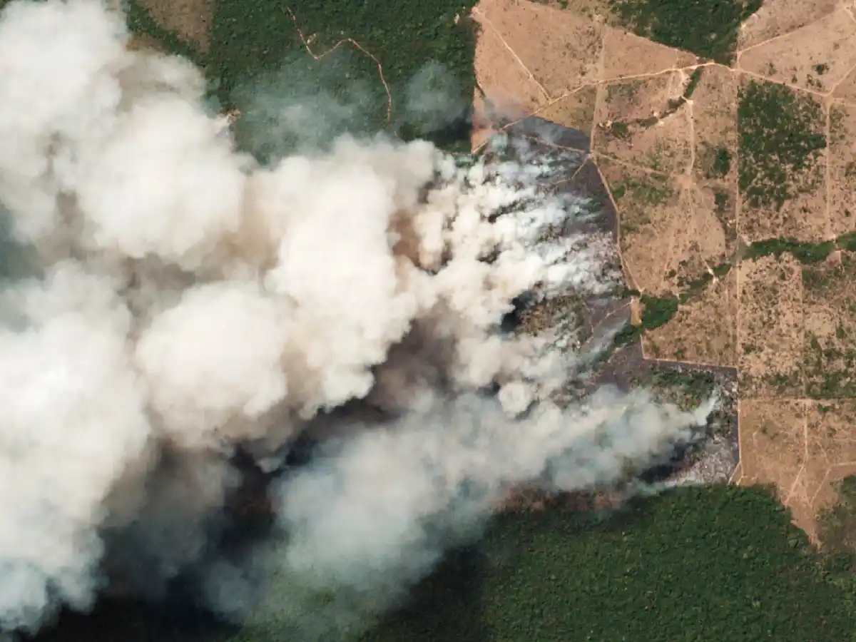 Llegaría mañana a la ciudad el humo por los incendios en el Amazonas