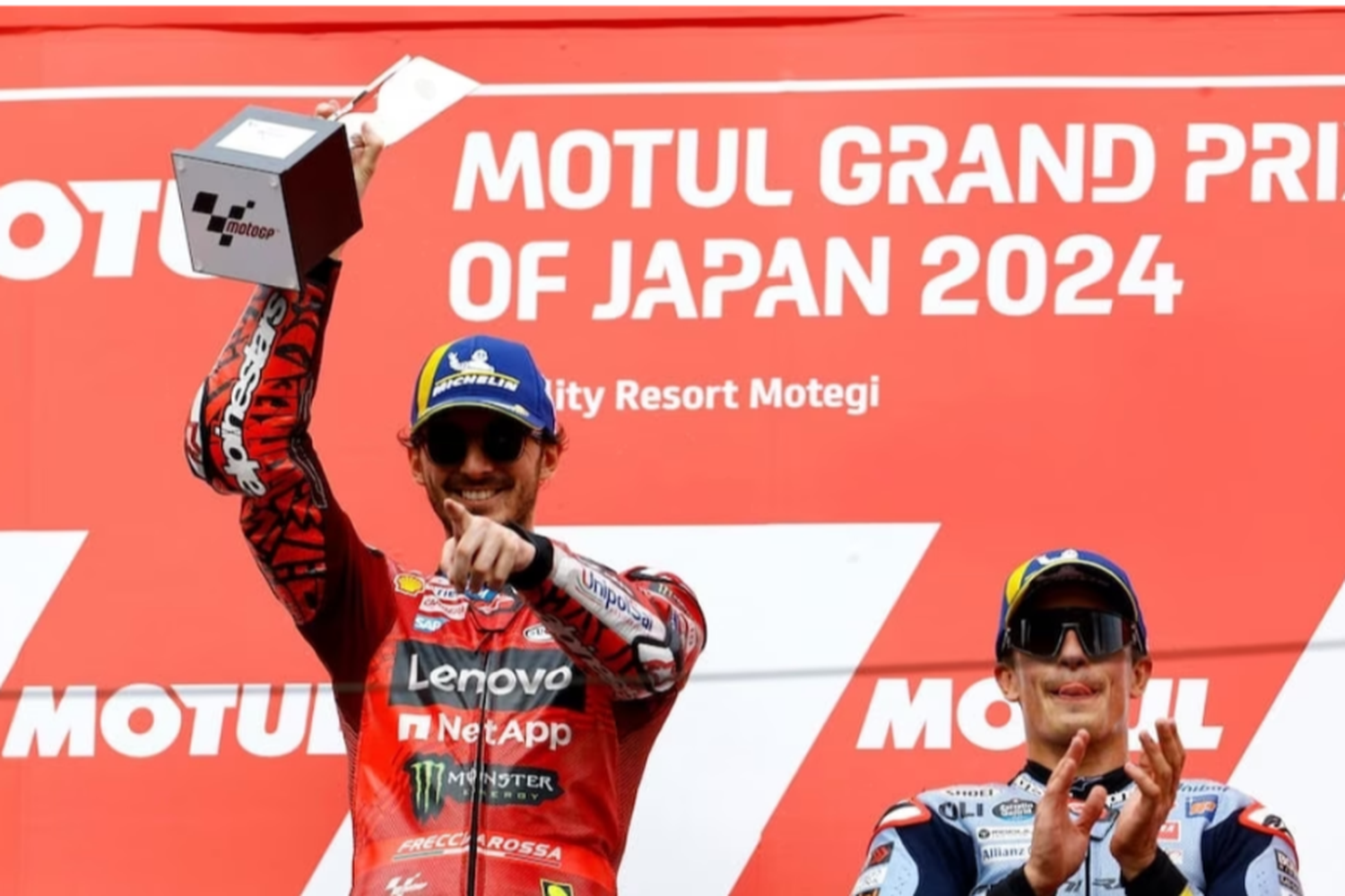 Bagnaia su impuso en el GP de Japón