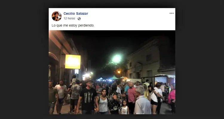 Desde su convalecencia, Salazar celebró la Peatonal de Verano: “Lo que me estoy perdiendo”, lamentó