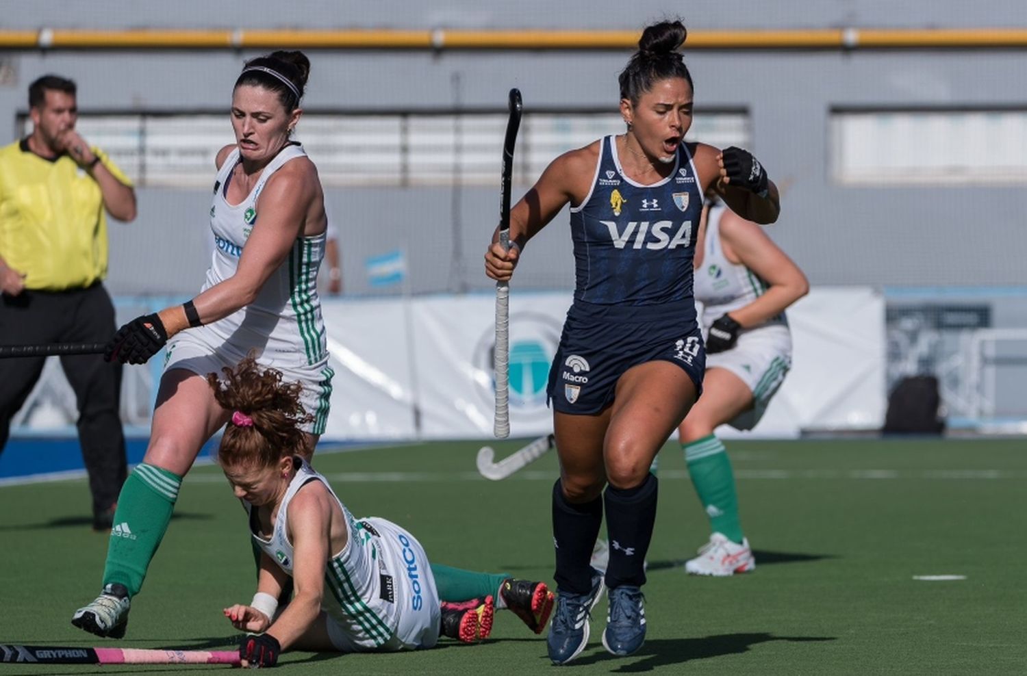 Las Leonas se despidieron goleando a Irlanda