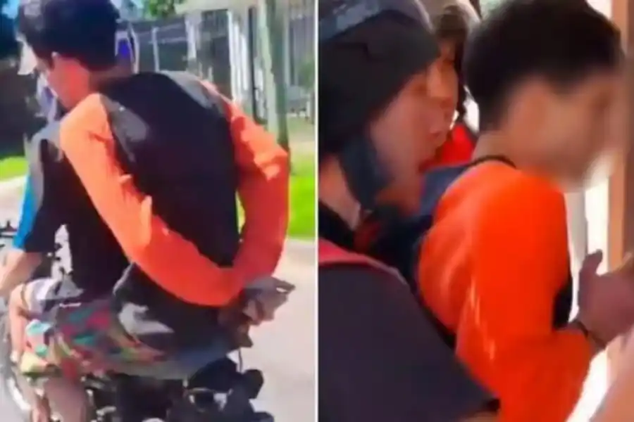 “Atrapamos a la rata”: un grupo de repartidores golpeó a un ladrón y recuperó una moto que le habían robado a un colega