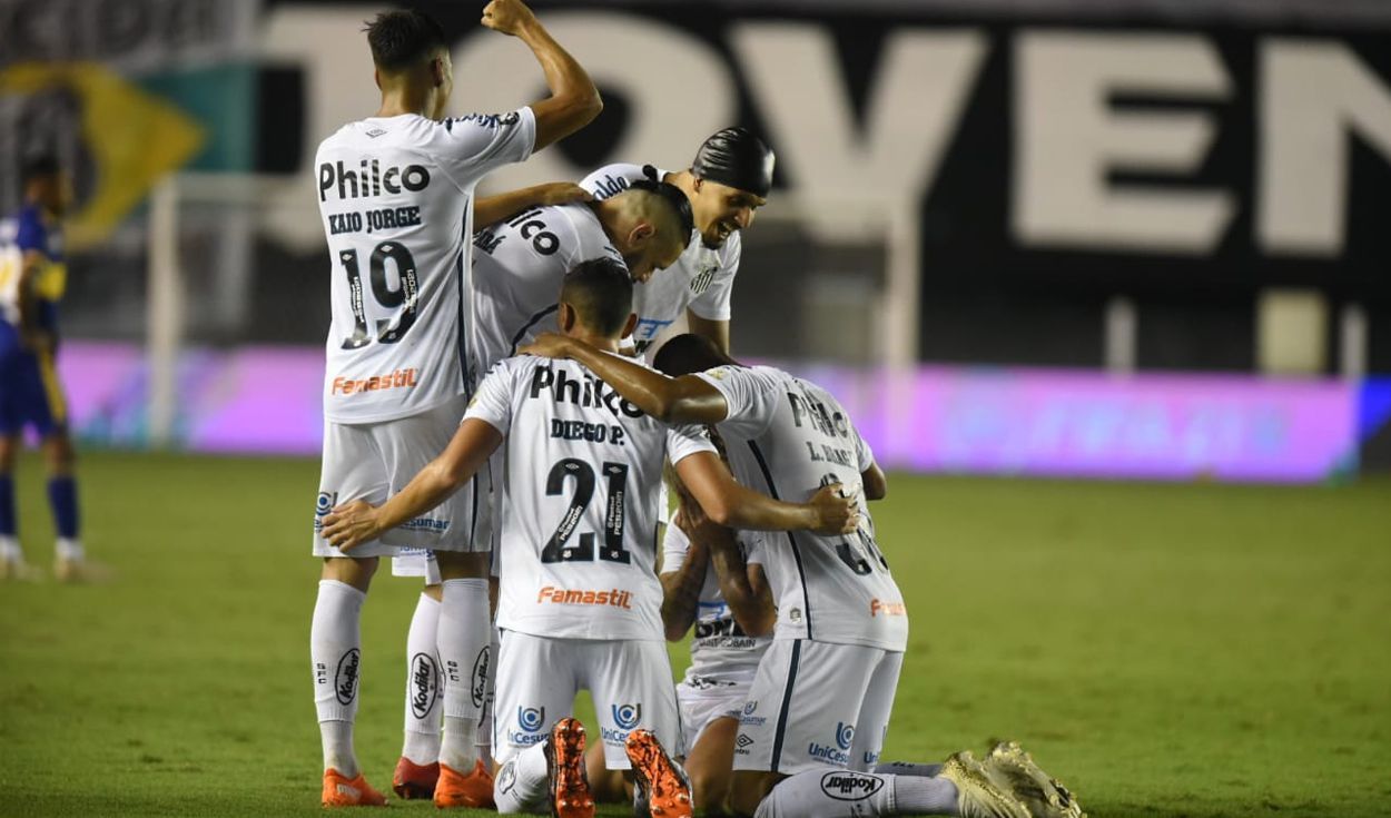 Boca cayó ante Santos y quedó eliminado de la Copa Libertadores