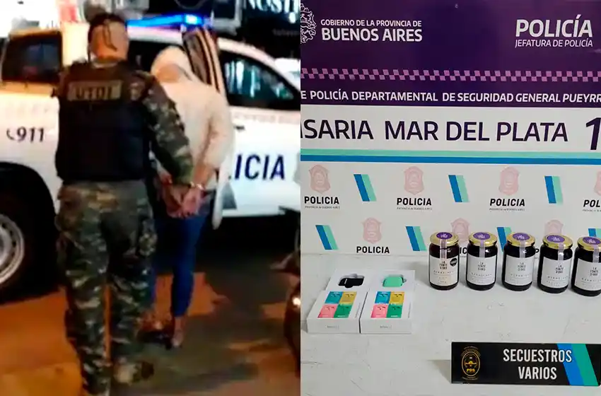Lo atrapan en la Peatonal con auriculares y 5 frascos de mermelada robados en comercios