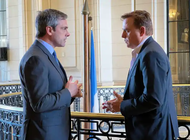 Michel se reunió con Luis Erro y coincidieron en la importancia de trabajar para que Massa sea el próximo presidente