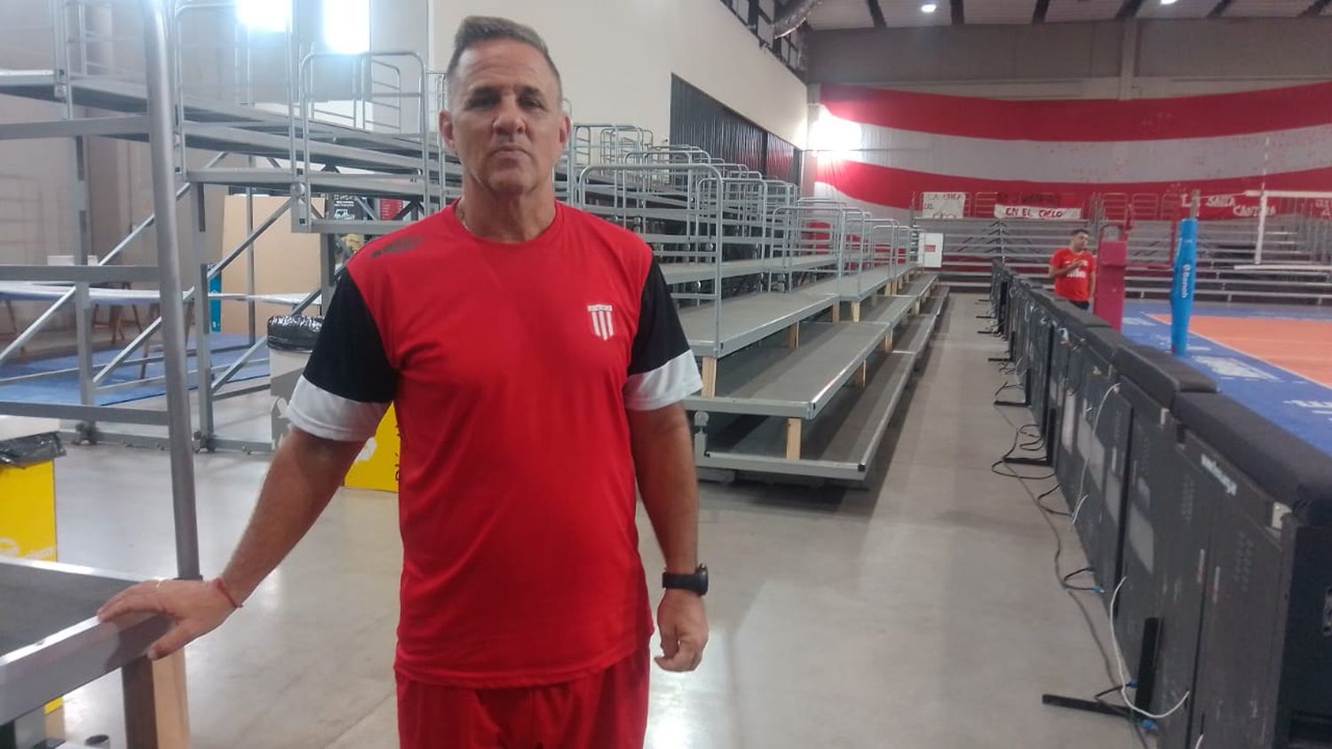 El entrenador Mauro Silvestre