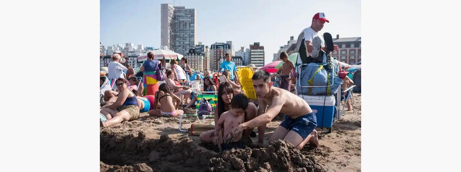 Anda preparando la malla, se viene un jueves playero